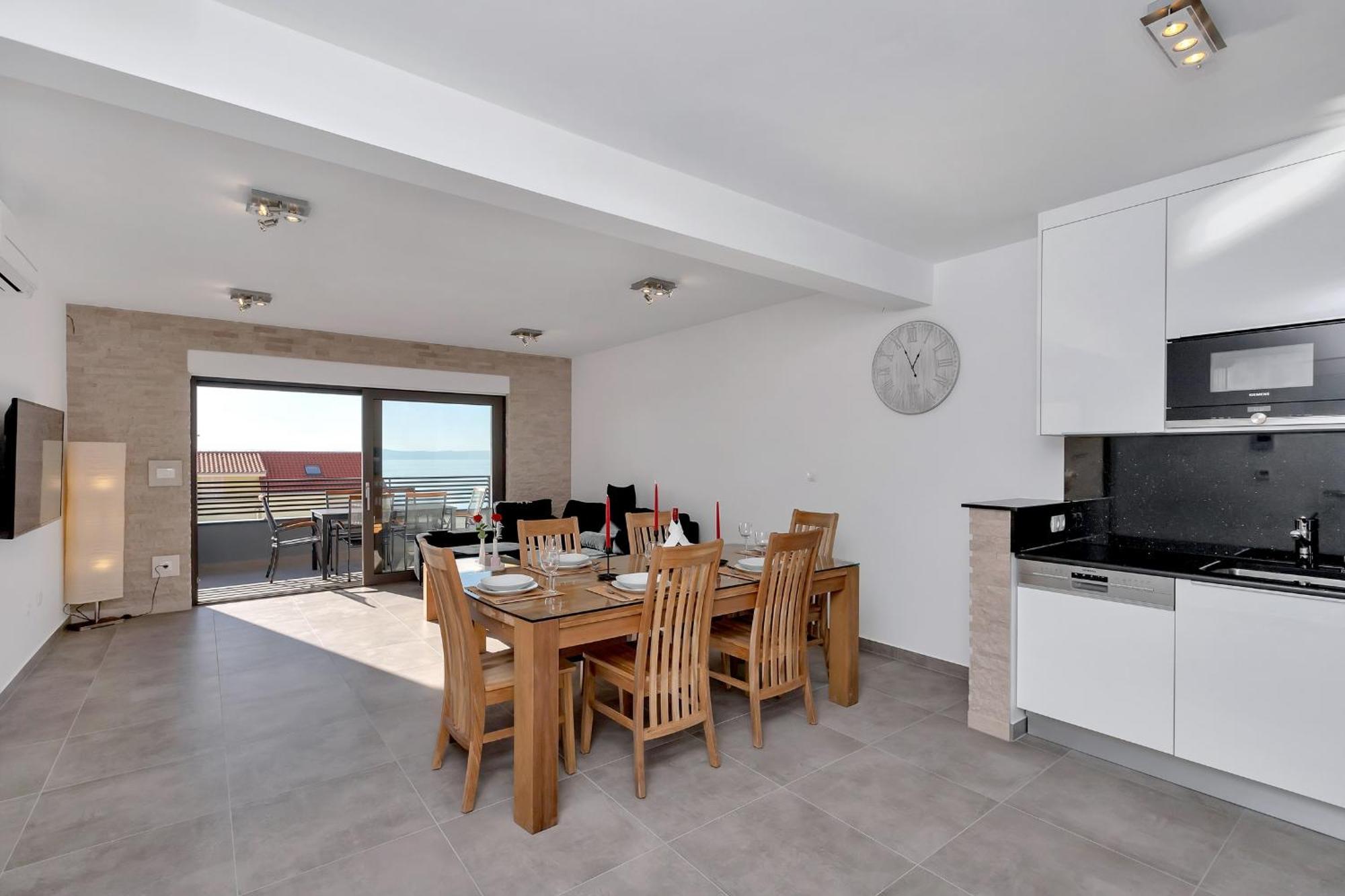 Luxury Apartment Sidro With Free Beach Parking Макарска Экстерьер фото